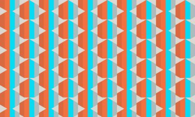 Altıgen desenli modern renkli arkaplan