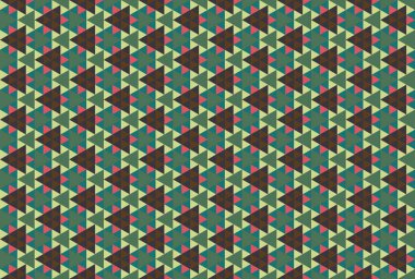 Altıgen desenli modern renkli arkaplan