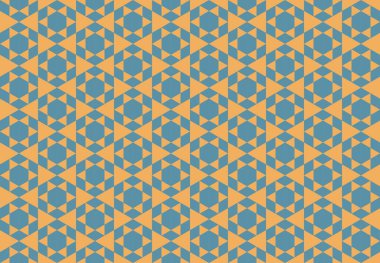 Altıgen desenli modern renkli arkaplan