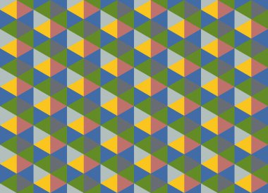 Altıgen desenli modern renkli arkaplan