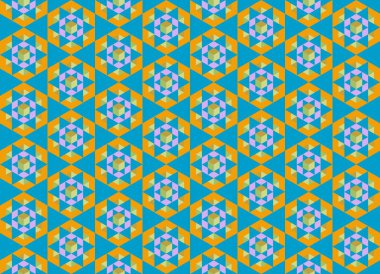 Geometrik elementlerle kusursuz soyut arkaplan