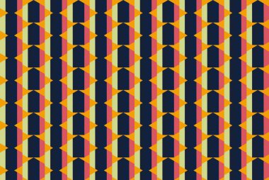 Tekrarlanan şekillerle soyut yaratıcı arkaplan