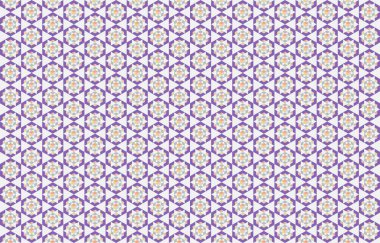 Tekrarlanan şekillerle soyut yaratıcı arkaplan