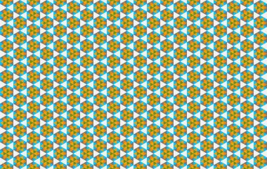 Altıgen desenli modern renkli arkaplan