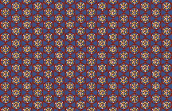 Tekrarlanan şekillerle soyut yaratıcı arkaplan