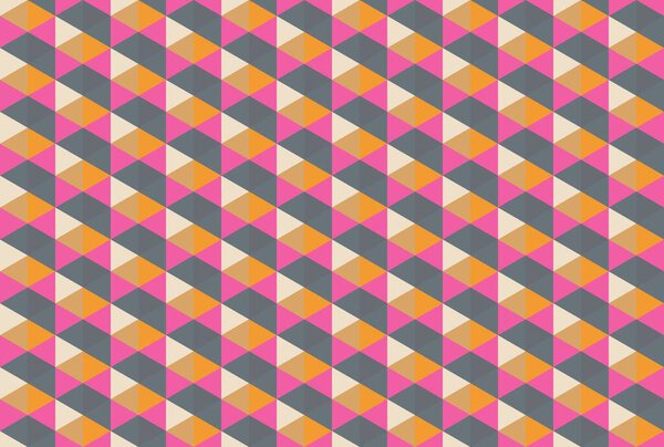 Abstract creative background with repeated shapes