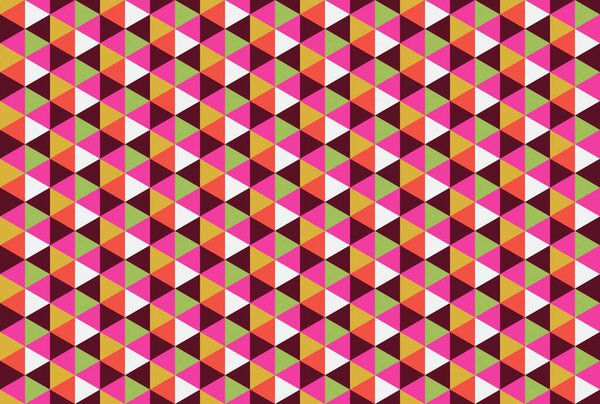 Modern colorful backdrop with hexagonal pattern