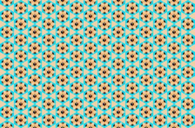 Tekrarlanan şekillerle soyut yaratıcı arkaplan