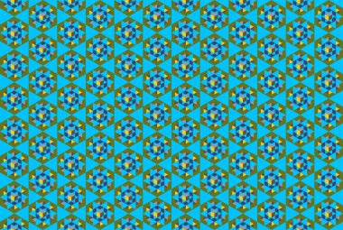 Altıgen desenli modern renkli arkaplan