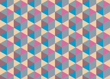 Altıgen desenli modern renkli arkaplan