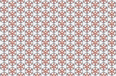 Tekrarlanan şekillerle soyut yaratıcı arkaplan