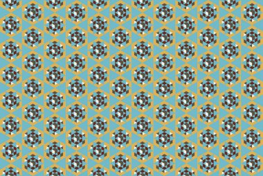 Geometrik elementlerle kusursuz soyut arkaplan