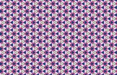 Altıgen desenli modern renkli arkaplan