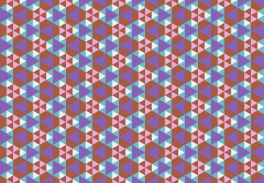 Altıgen desenli modern renkli arkaplan