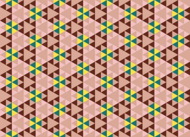 Tekrarlanan şekillerle soyut yaratıcı arkaplan