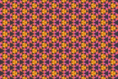 Tekrarlanan şekillerle soyut yaratıcı arkaplan