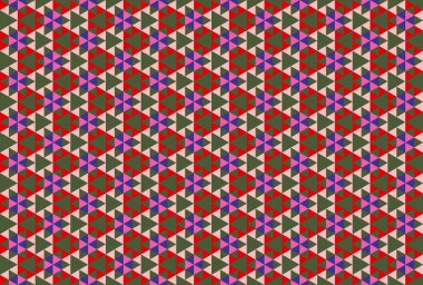 Tekrarlanan şekillerle soyut yaratıcı arkaplan