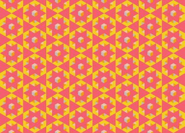 Altıgen desenli modern renkli arkaplan