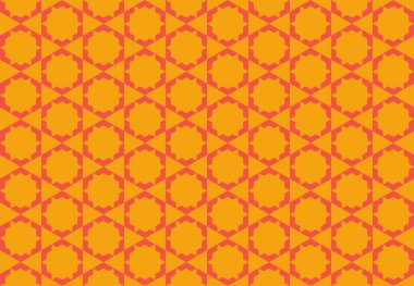 Tekrarlanan şekillerle soyut yaratıcı arkaplan