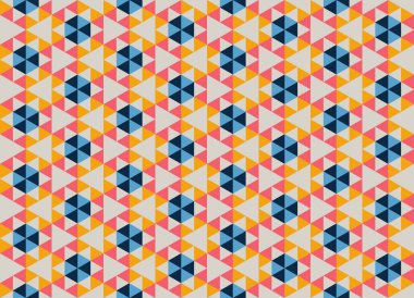 Geometrik elementlerle kusursuz soyut arkaplan