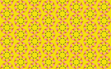Geometrik elementlerle kusursuz soyut arkaplan