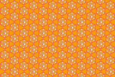 Geometrik elementlerle kusursuz soyut arkaplan