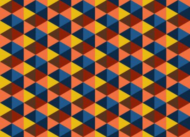 Altıgen desenli modern renkli arkaplan