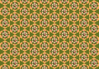 Altıgen desenli modern renkli arkaplan