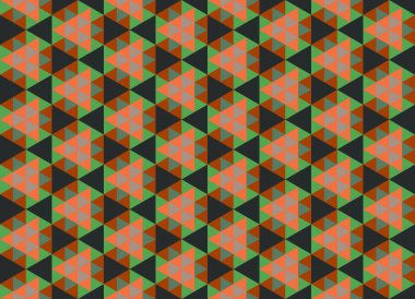 Altıgen desenli modern renkli arkaplan