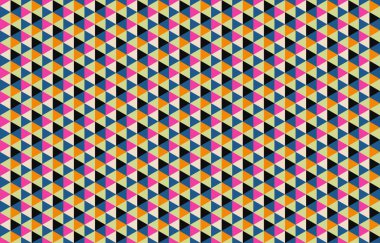 Altıgen desenli modern renkli arkaplan