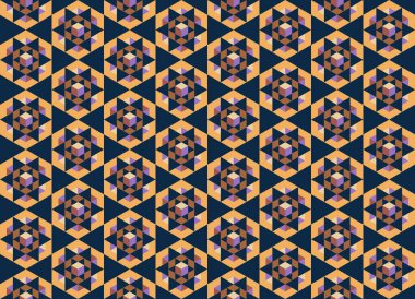 Geometrik elementlerle kusursuz soyut arkaplan