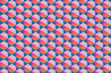 Altıgen desenli modern renkli arkaplan