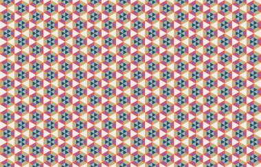 Altıgen desenli modern renkli arkaplan