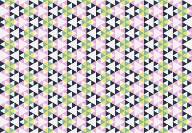 Altıgen desenli modern renkli arkaplan