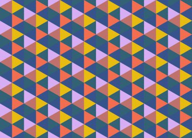 Altıgen desenli modern renkli arkaplan