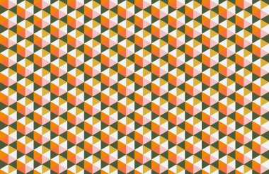 Altıgen desenli modern renkli arkaplan