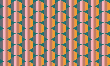 Tekrarlanan şekillerle soyut yaratıcı arkaplan