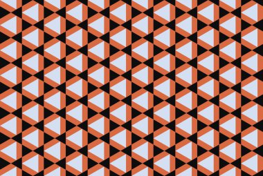 Tekrarlanan şekillerle soyut yaratıcı arkaplan