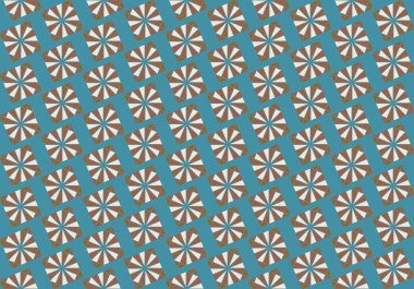 Tekrarlanan şekillerle soyut yaratıcı arkaplan