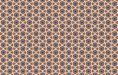 Altıgen desenli modern renkli arkaplan