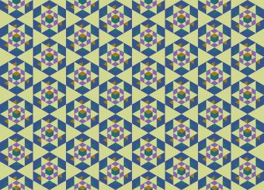 Geometrik elementlerle kusursuz soyut arkaplan