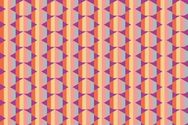 Altıgen desenli modern renkli arkaplan