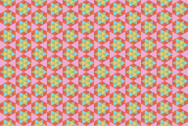 Altıgen desenli modern renkli arkaplan