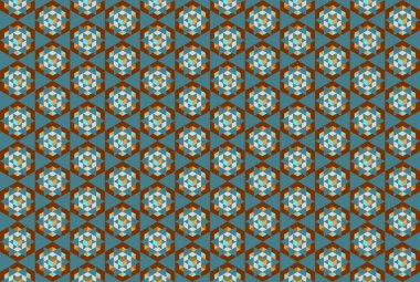 Tekrarlanan şekillerle soyut yaratıcı arkaplan