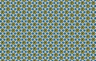 Altıgen desenli modern renkli arkaplan