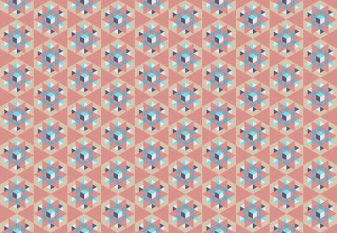 Geometrik elementlerle kusursuz soyut arkaplan