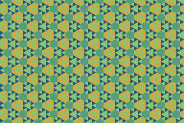 Geometrik elementlerle kusursuz soyut arkaplan