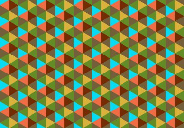 Altıgen desenli modern renkli arkaplan