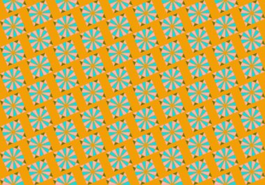 Tekrarlanan şekillerle soyut yaratıcı arkaplan