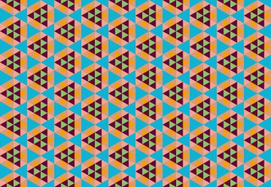 Tekrarlanan şekillerle soyut yaratıcı arkaplan